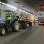 EL 80 % DEL INTERIOR DEL TÚNEL SUBFLUVIAL YA TIENE NUEVA ILUMINACIÓN LED