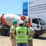 LÓPEZ SEGURA VISITÓ LAS OBRAS DE REFUNCIONALIZACIÓN QUE VIALIDAD NACIONAL REALIZA EN EL PUESTO DE CONTROL DE PESO Y DIMENSIONES DE COLASTINÉ